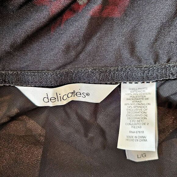 dark coquette rose babydoll cami - Picture 6 of 6